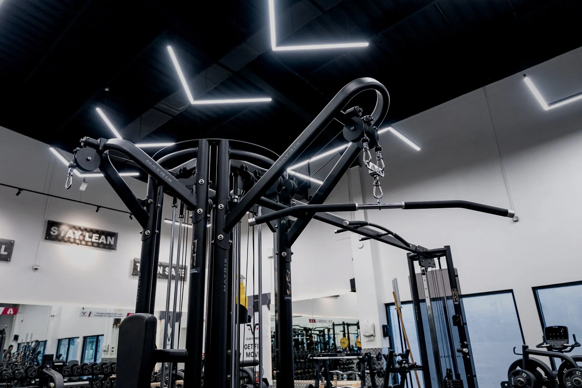 Fitness District machine training area